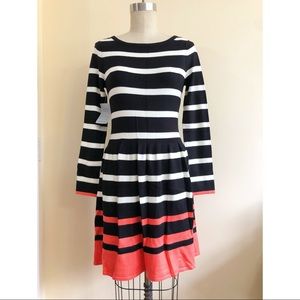 Eliza J Stripe Sweater Dress